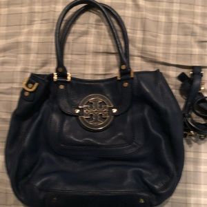 Tory Burch Blue Amanda Hobo